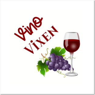 Vino Vixen Wine Lover Posters and Art